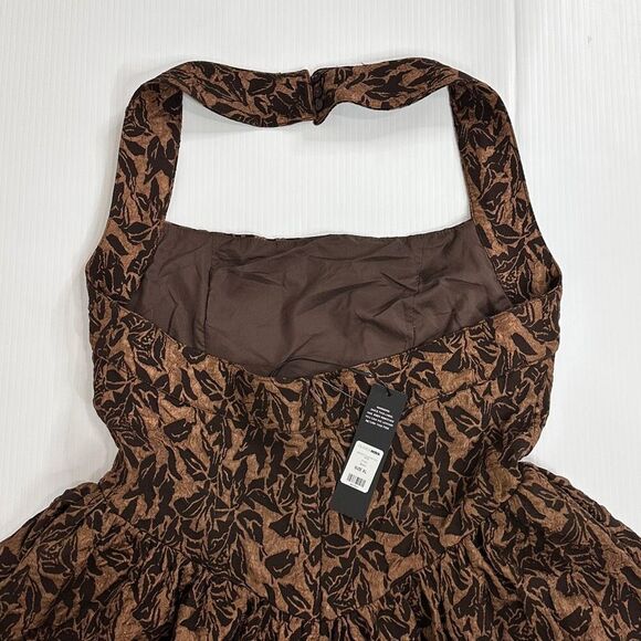 NWT Fashion Nova Meredith Jacquard Maxi Dress XL Regency Wedding Holidays - Picture 8 of 11